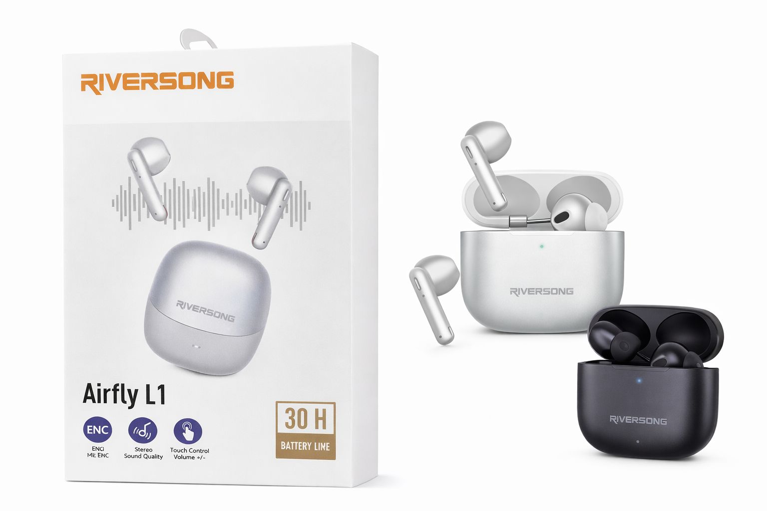Écouteurs sans fil Riversong Airfly L1